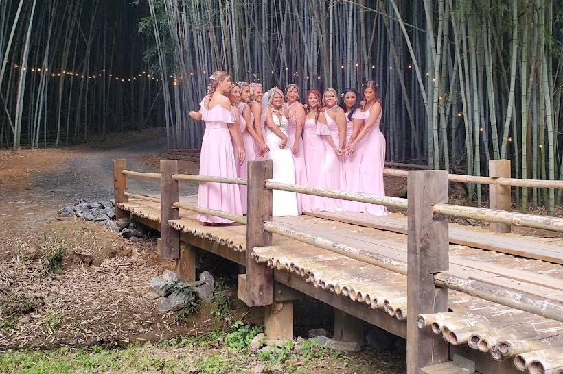 Girls on the Bamboo Bridge