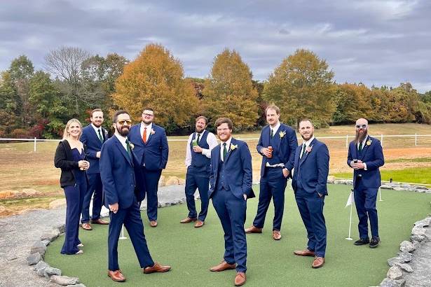 Guys on the Putting Green