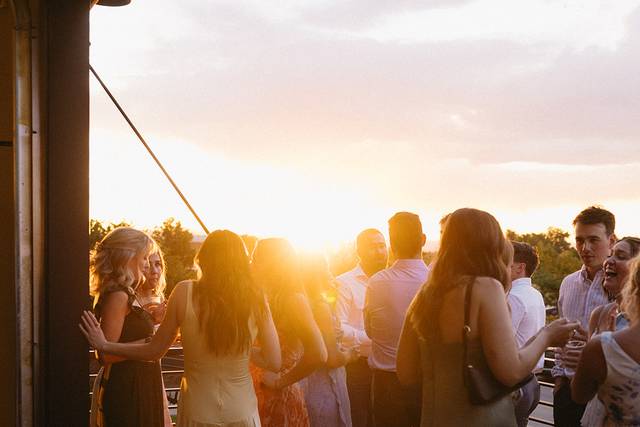 Patio at Sunset