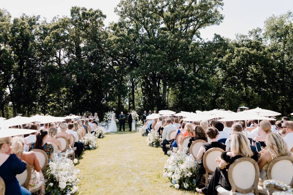 Outdoor Ceremony Setup
