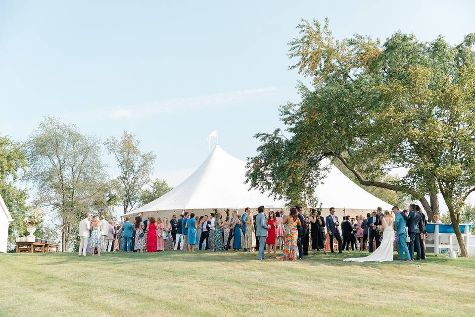 Farm Tent Reception Ideas