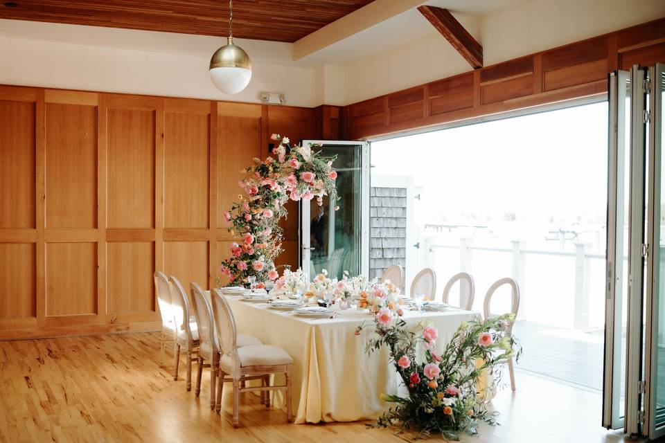 Intimate Reception Setup