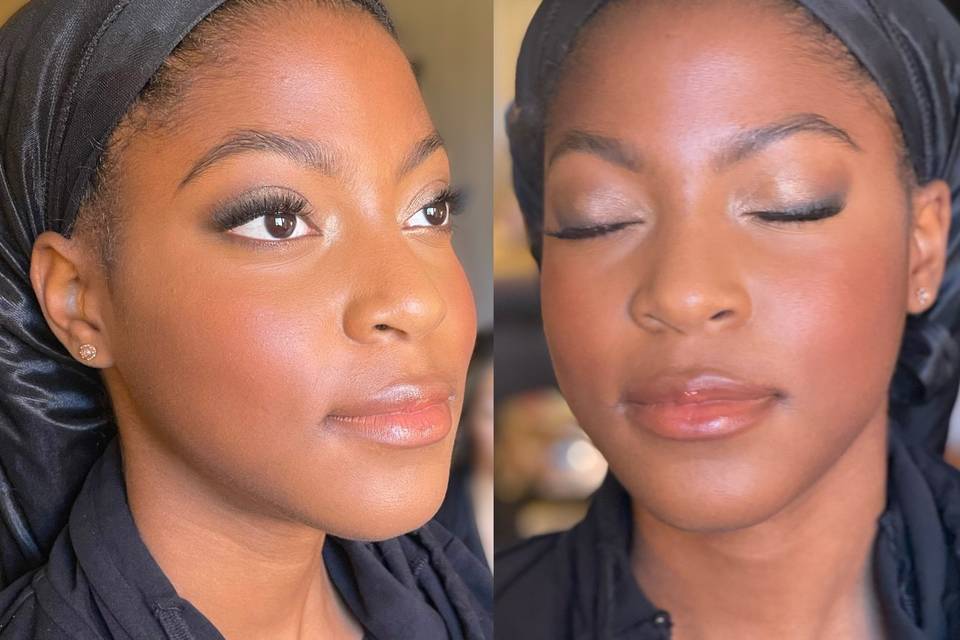 Bridesmaid soft glam