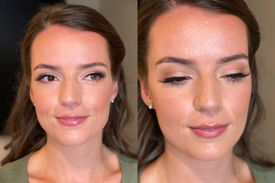 Bridesmaid soft glam