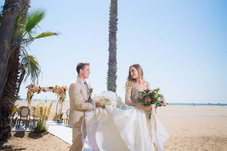 wedding at Casa del Mar in Santa Monica, Los Angeles