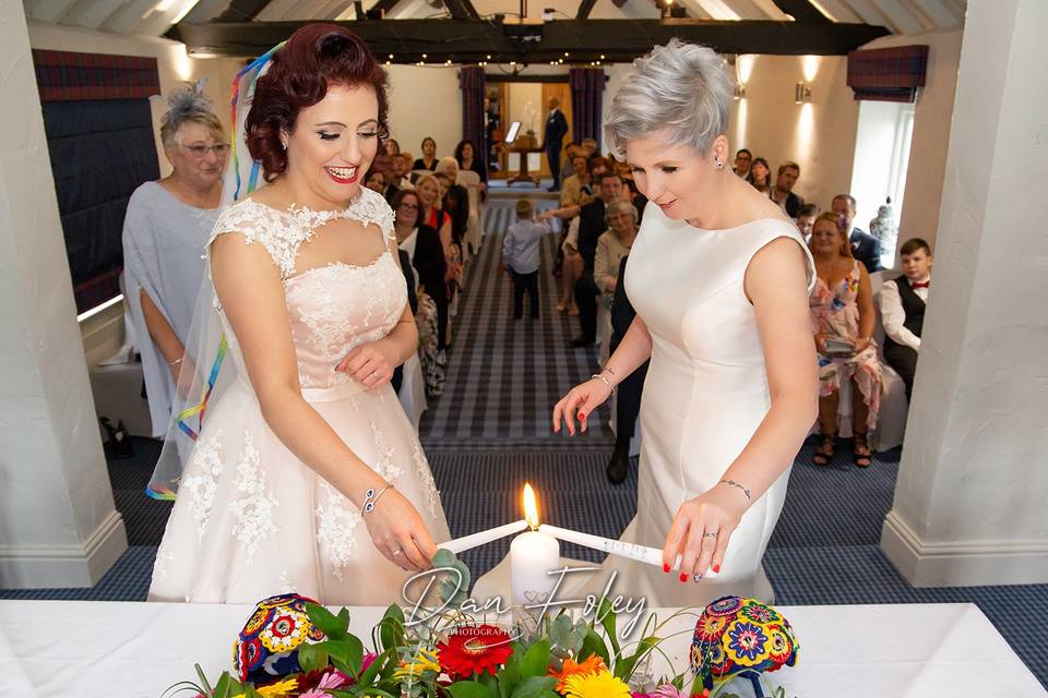 Karen and Sarah in Coventry
