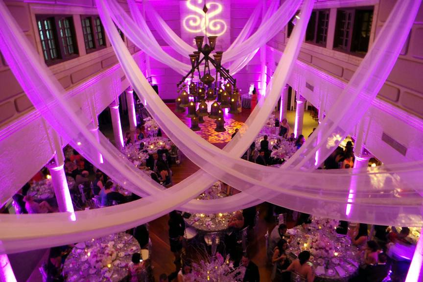 Wedding reception area