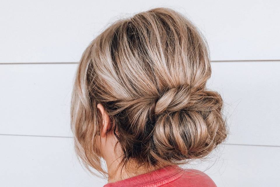 Twisted updo