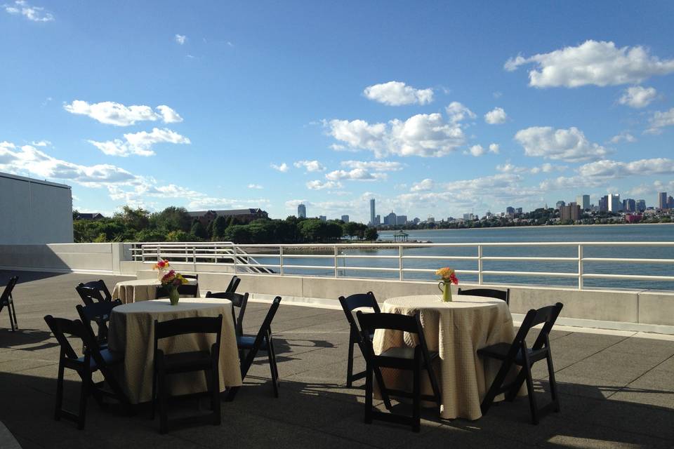 Outdoor table setup