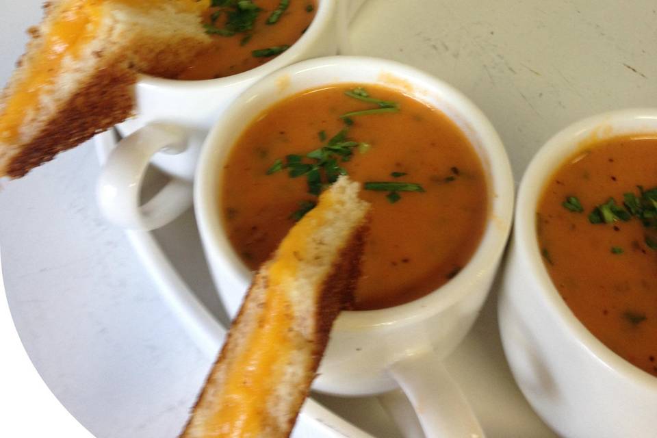 Grilled Cheese, Tomato Bisque