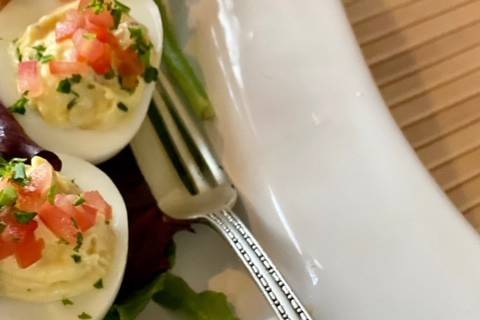 BLT Deviled Eggs