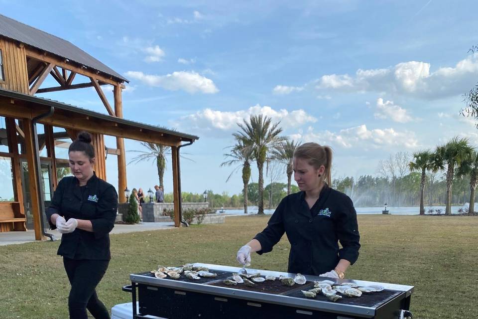 Grilled Oyster Station