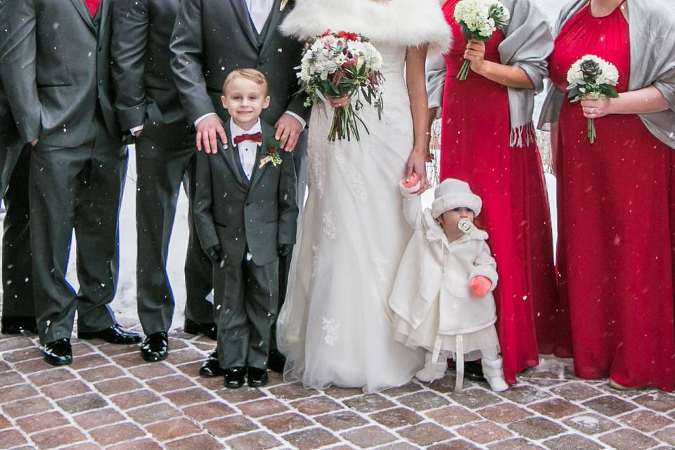 Winter Bridal Party