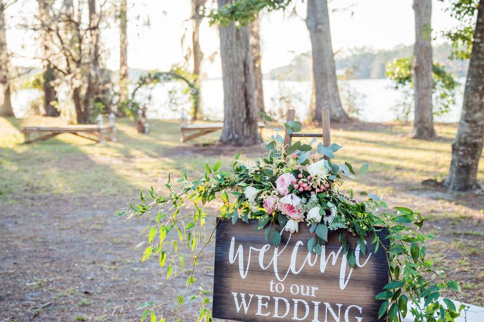 Wedding signage - Karen Doody Photography