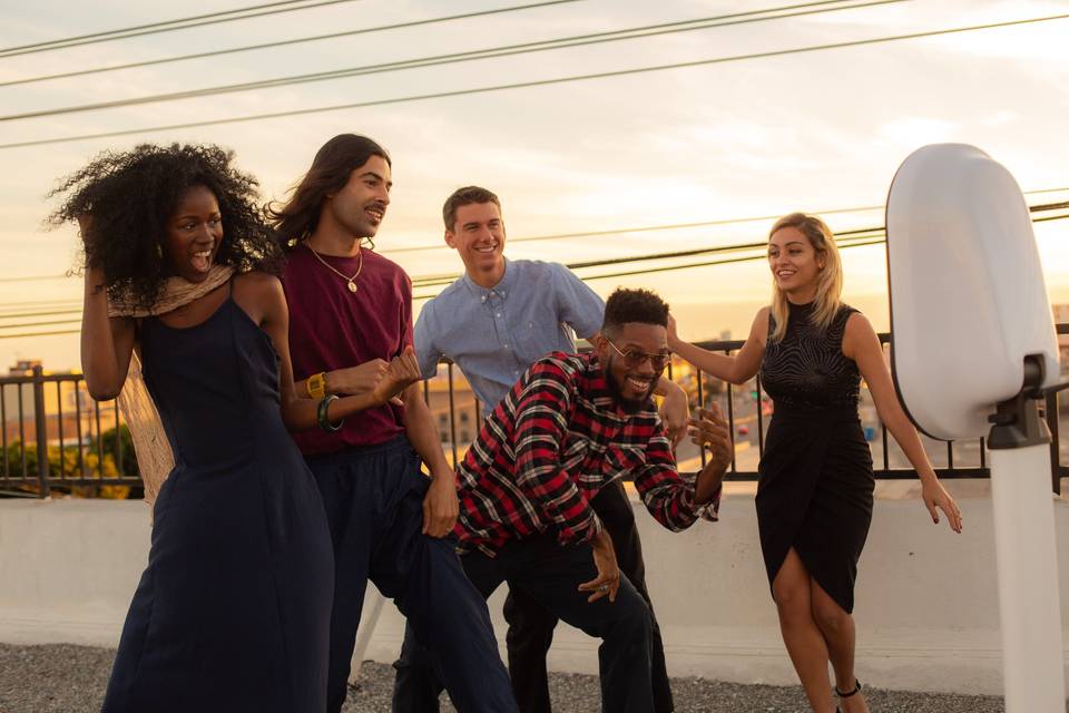 Rooftop photobooth