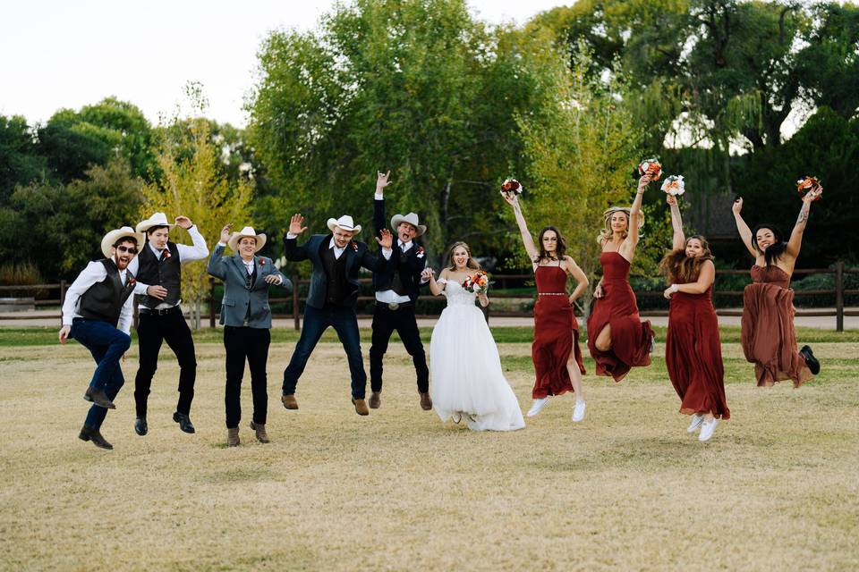 Wedding in Van Dickson Ranch