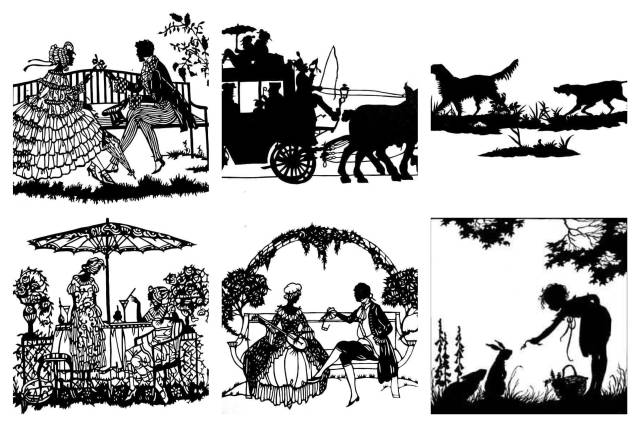 Example silhouette scenes