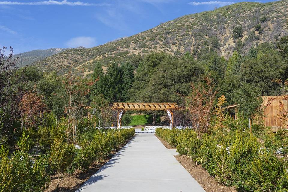 Ceremony area.