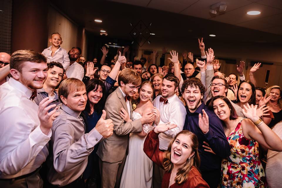 Wedding group photo