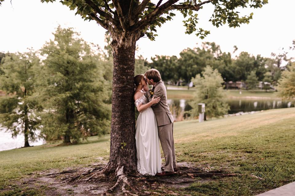 Winter garden wedding