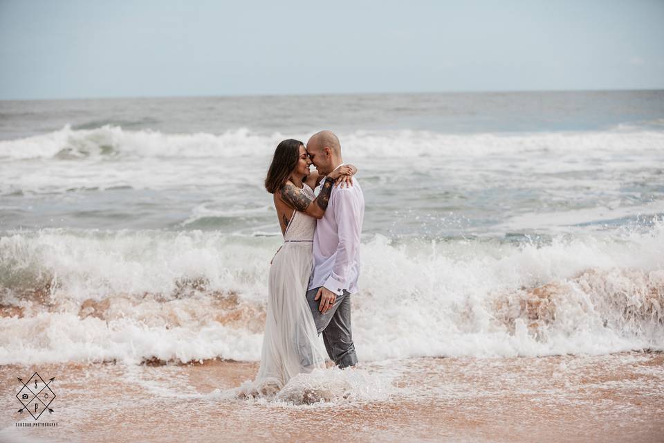 Ocean elopement