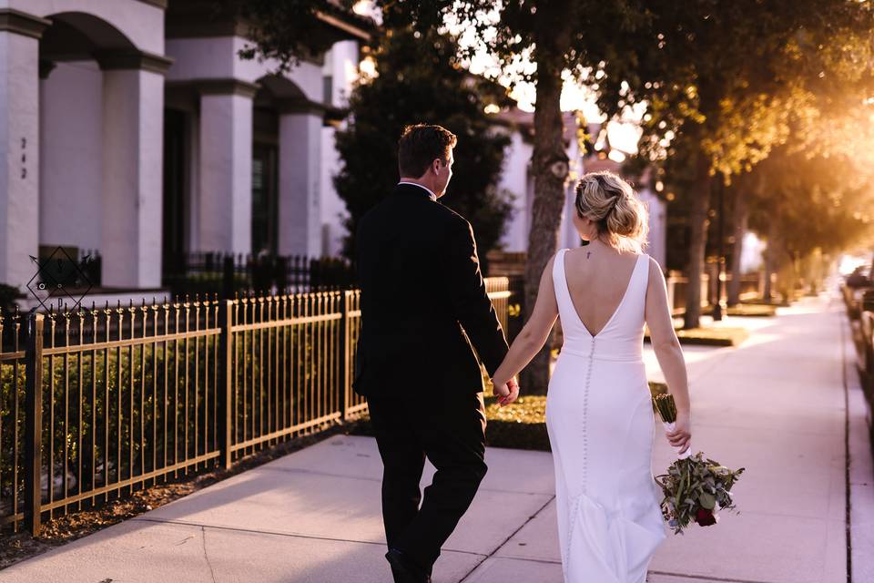 Downtown orlando wedding