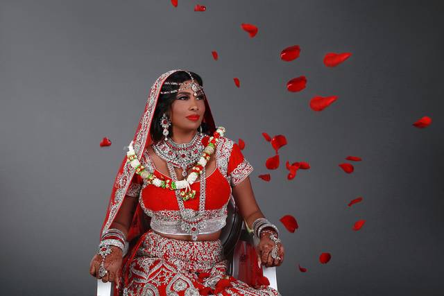 Indian bridal hair and makeup