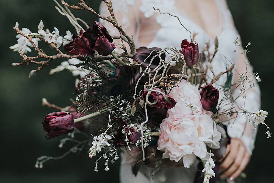 Bohemian Asian Bride