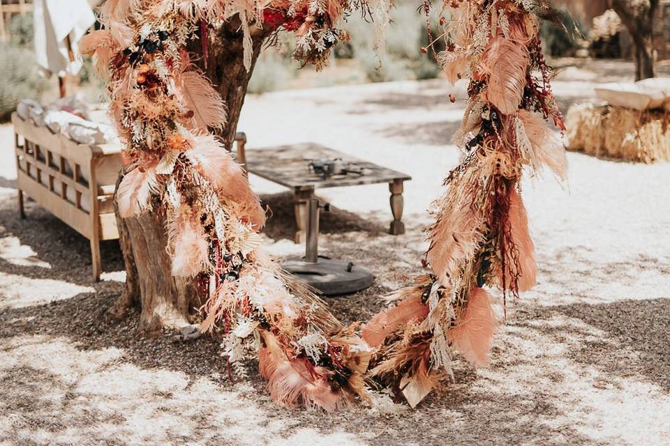 Boho Farm Wedding in Greece