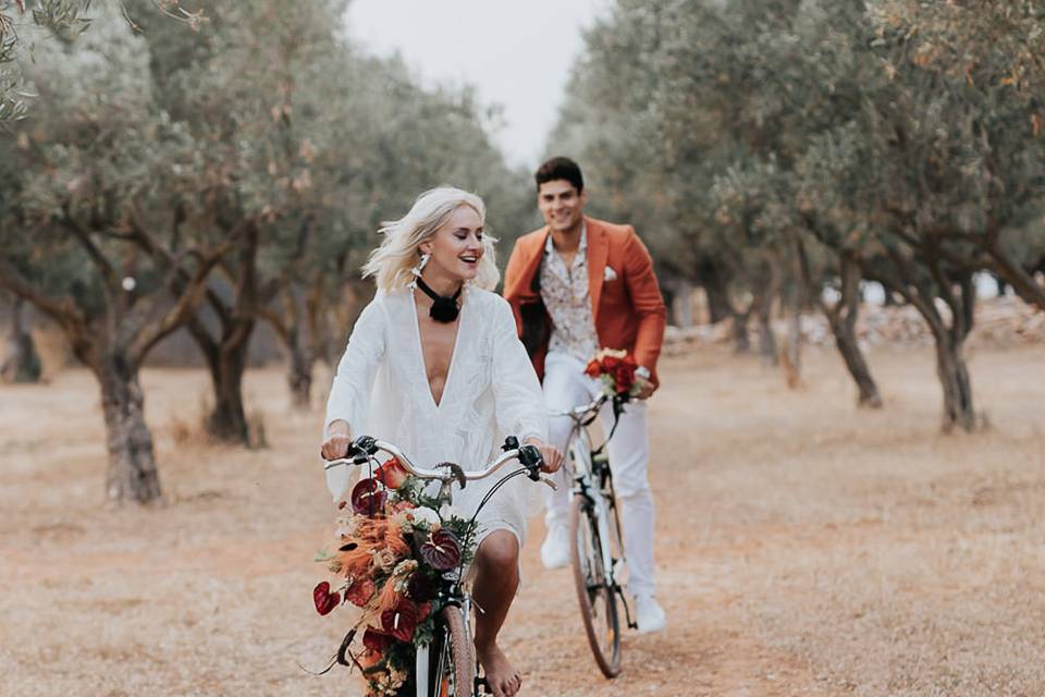 Boho Farm Wedding in Greece