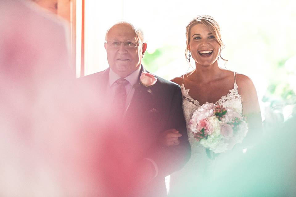 Walking down the aisle