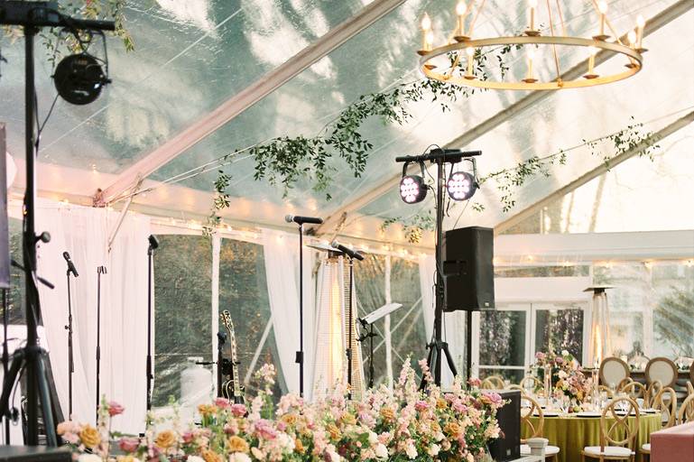 Beautiful reception tent