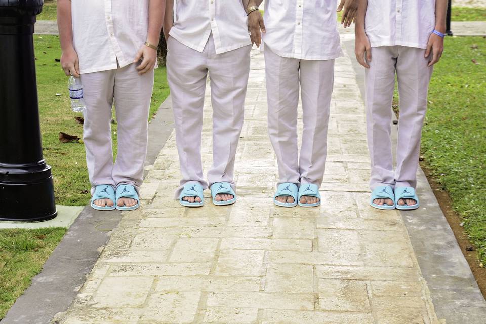 Groomsmen slippers