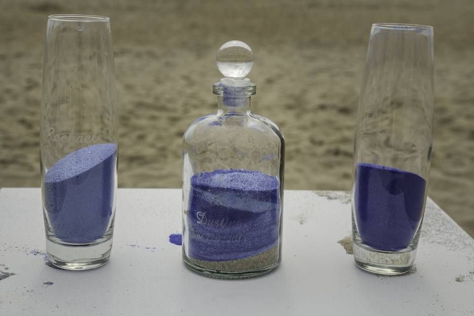 Sand in bottle