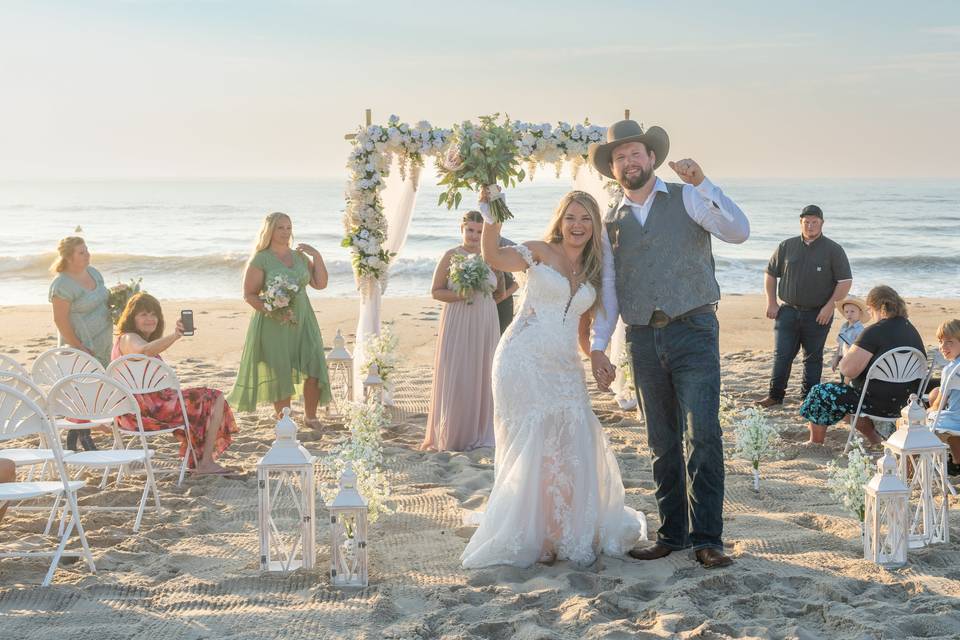 Ocean City Beach Wedding