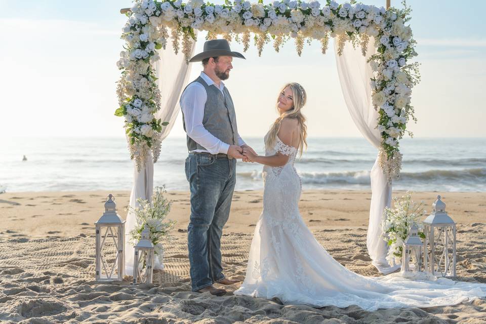 Ocean City Beach Wedding