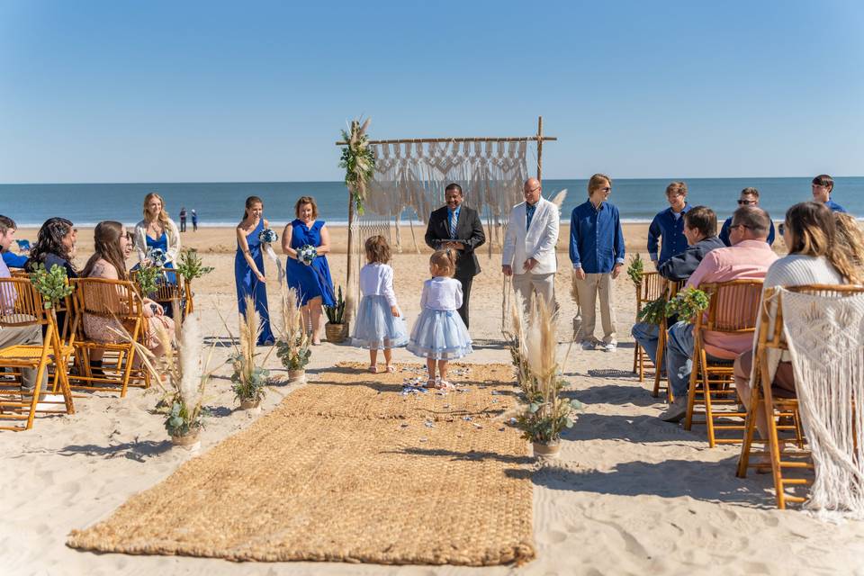 Ocean City Beach Wedding