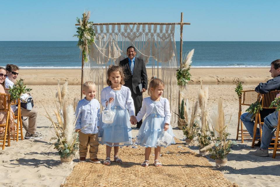 Ocean City Beach Wedding