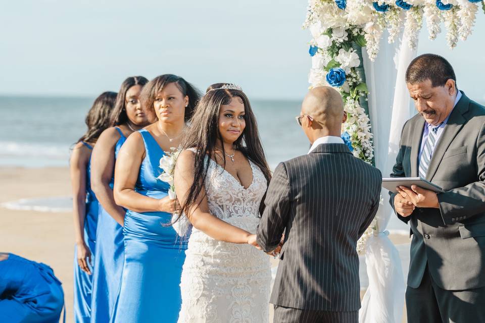 Ocean City Beach Wedding