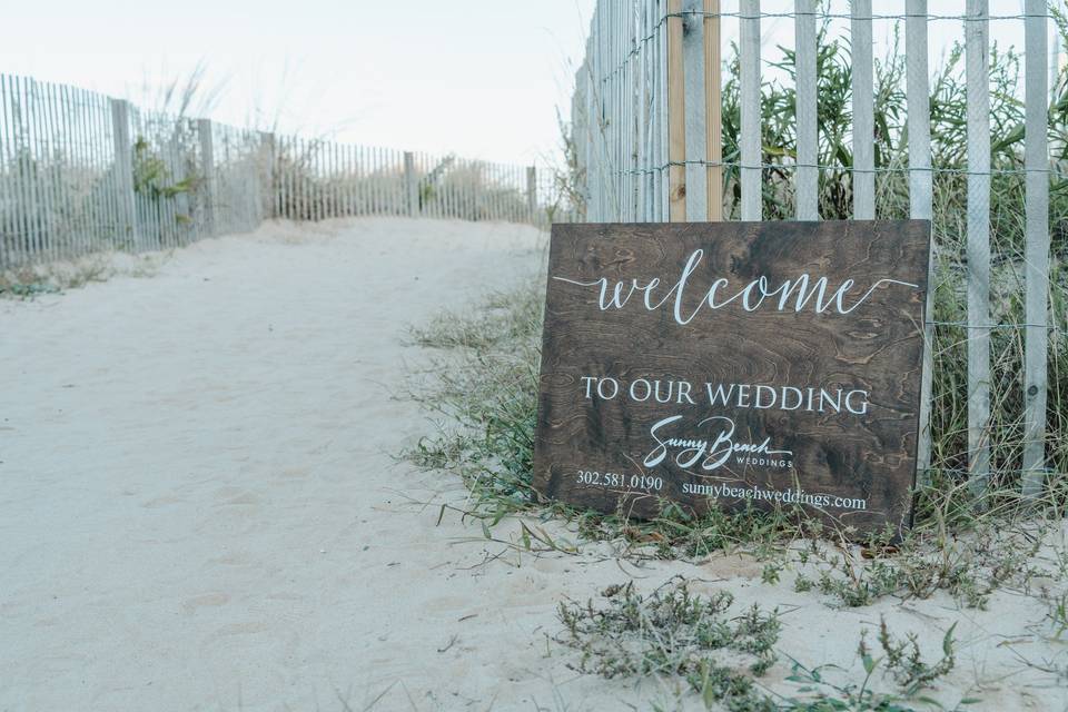 Ocean City Beach Wedding