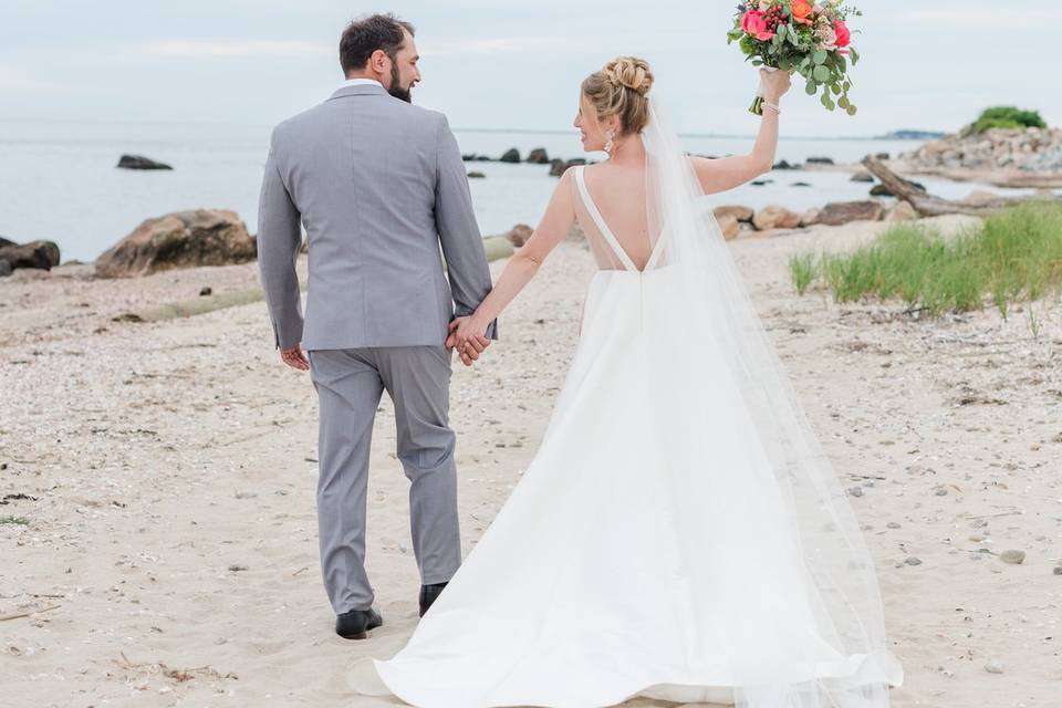 Beach Wedding joy