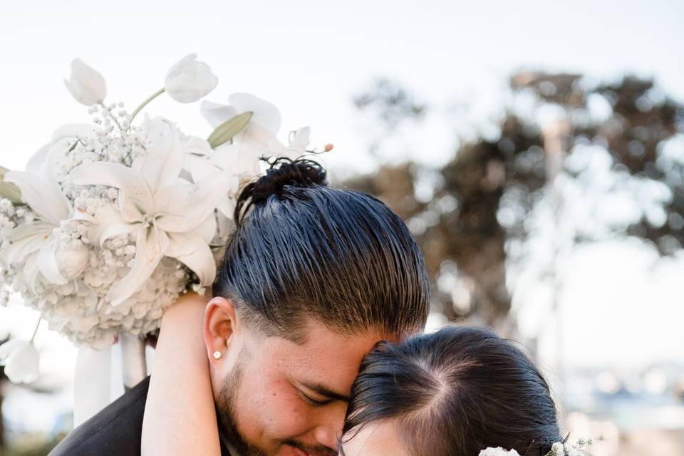 Wedding day joy