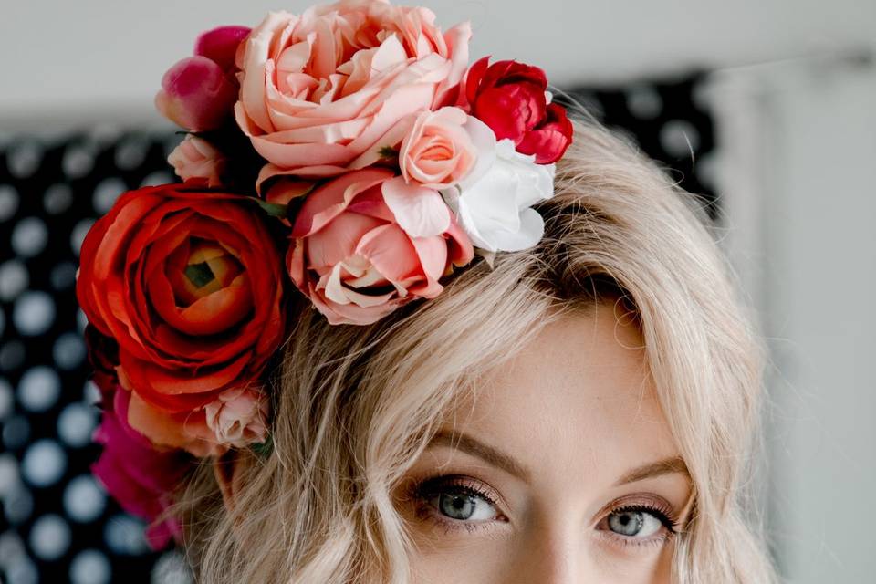 Floral headpiece