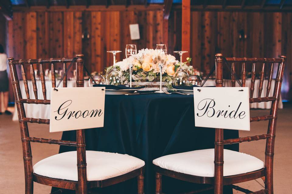 Sweetheart table