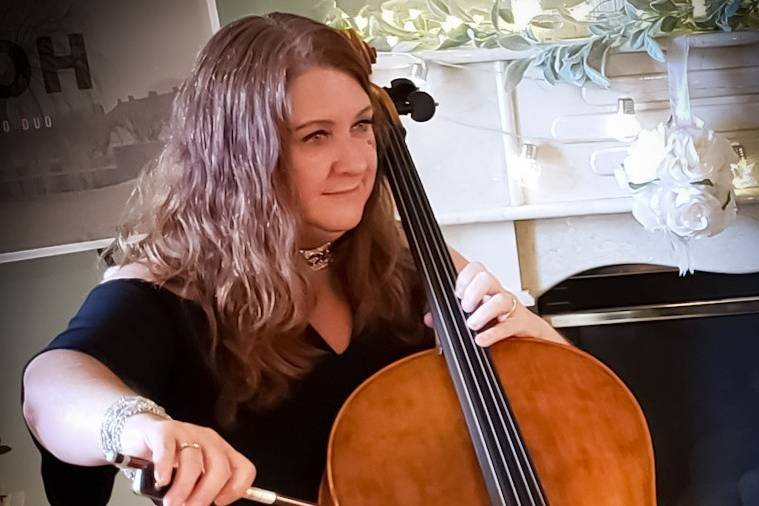 Barbara with her cello