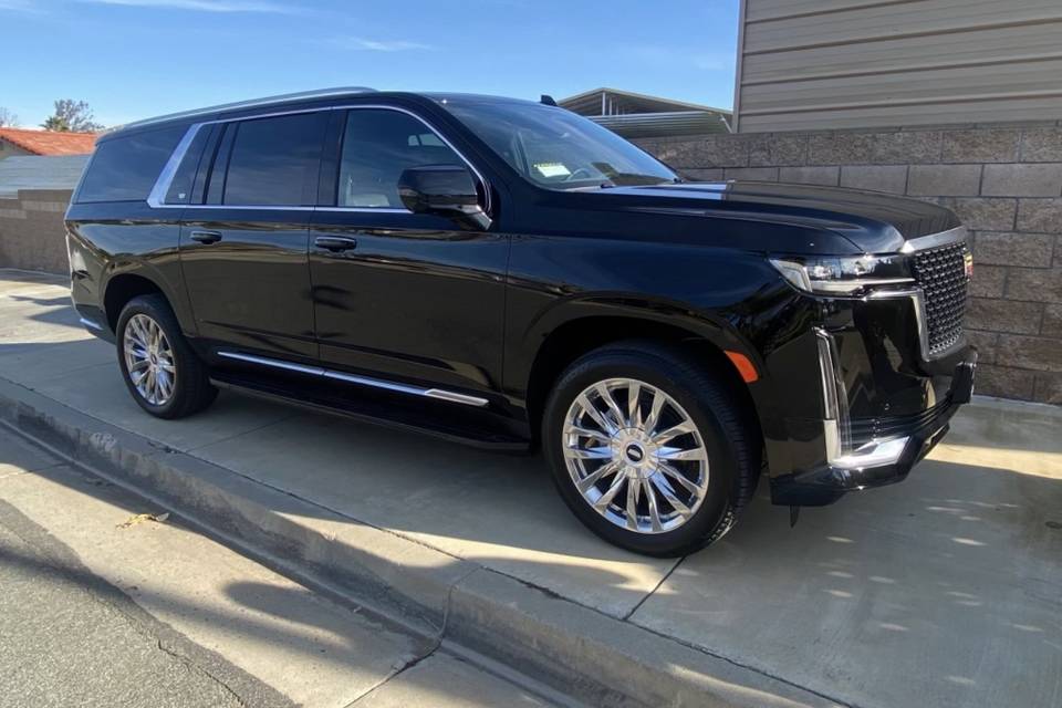 Black Cadillac SUV