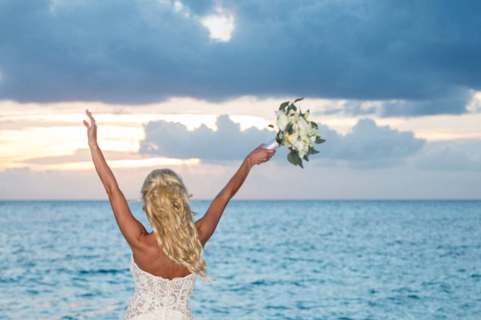 A titanic bridal moment