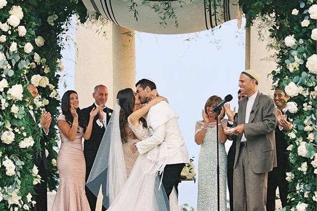 Wedding kiss
