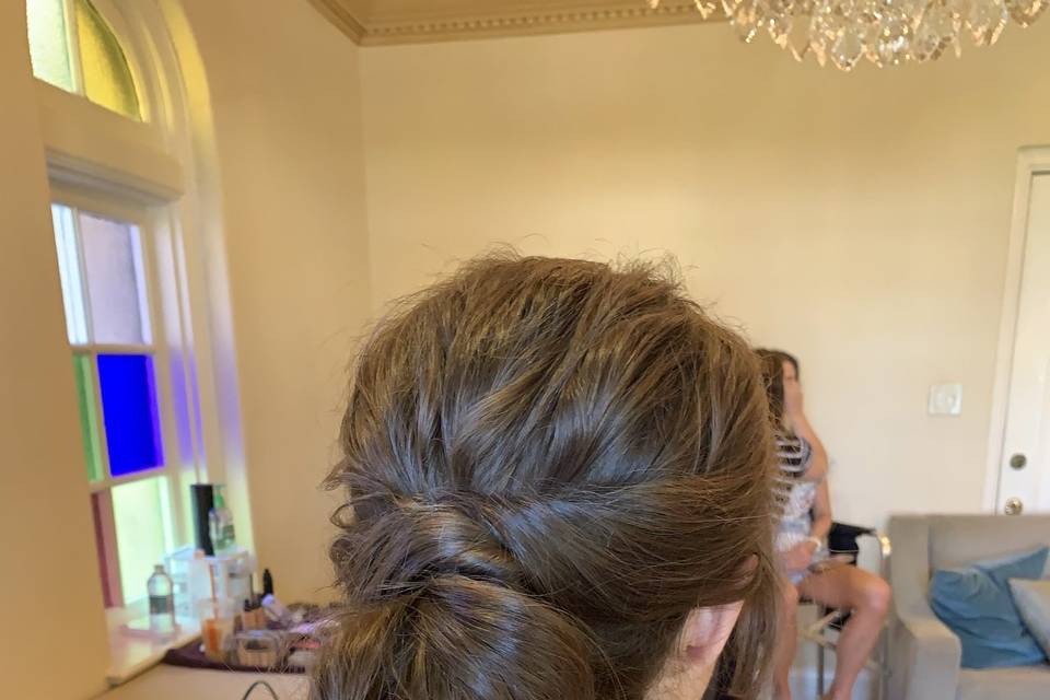 Bridesmaid hair