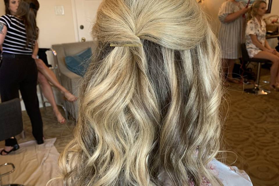 Bridesmaid hair